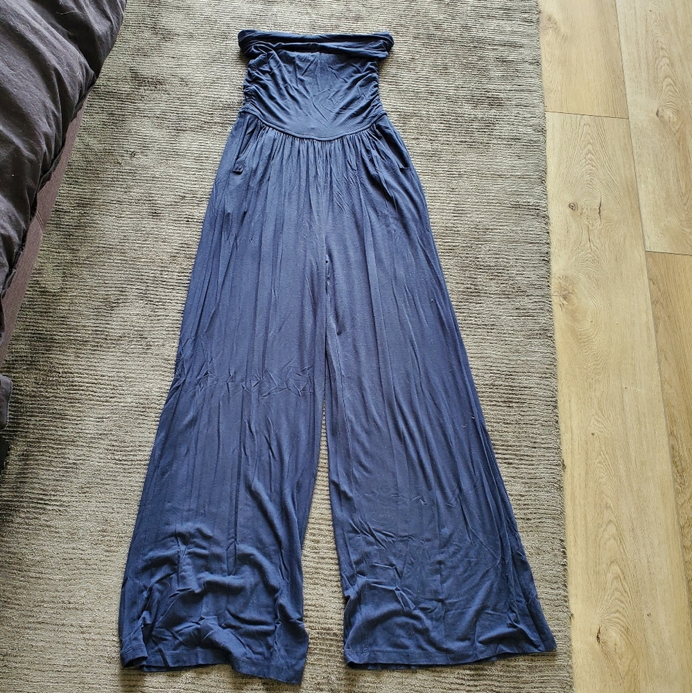 Blue jumpsuit
